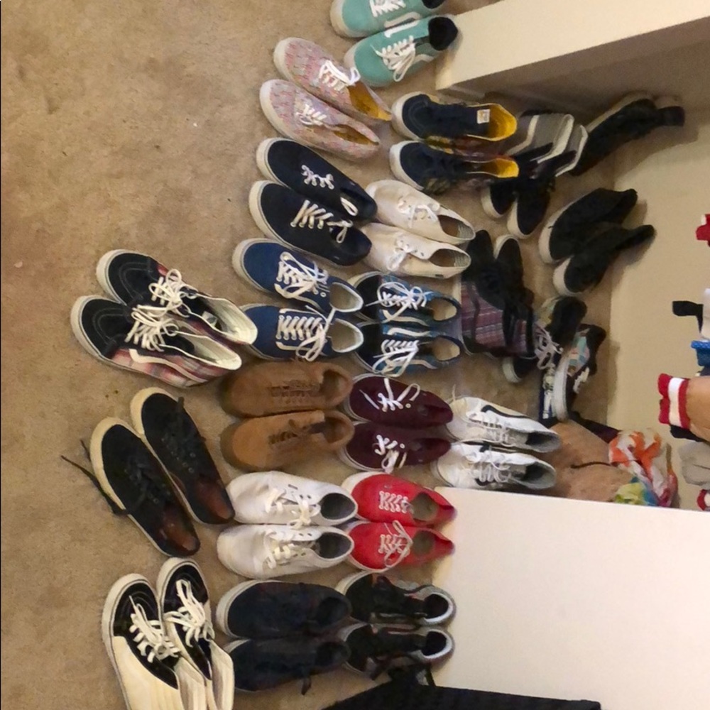 Vans brand new or barely used